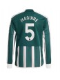 Manchester United Harry Maguire #5 Replika Borta Kläder 2023-24 Långärmad